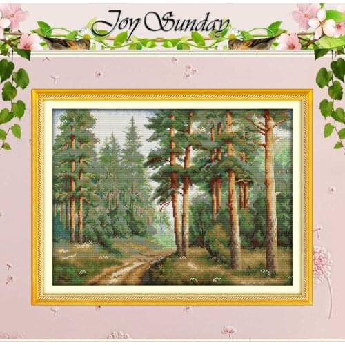 Pine Forest Patterns Counted Cross Stitch 11CT 14CT Cross Stitch Sets Wholesale Chinese Cross-stitch Kits Embroidery Needlework