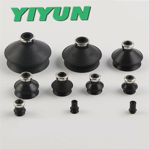 Vacuum chuck Bellows Type Vacuum Pad Lock ring ZP10BN ZP13BN ZP16BN ZP20BN ZP25BN ZP32BN ZP40BN ZP50BN vacuum cup