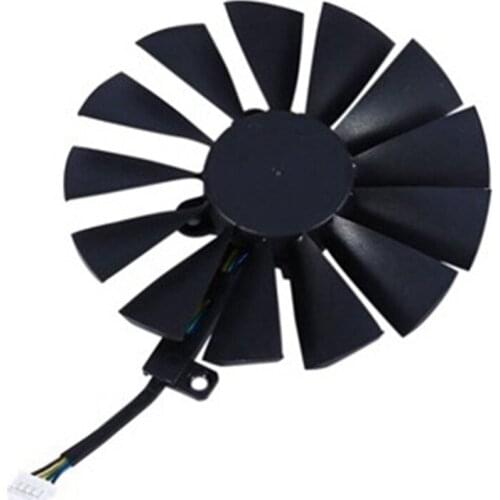 DC12V 95MM T129215SM Graphics Card Cooling Fan Is Suitable for ASUS STRIX RX470 RX570 RX580 GTX 1050Ti 4Pin 13 Blade