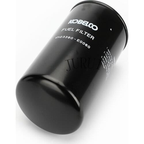 VH23390E0060 Fuel filter Excavator Spare Parts for Kobelco SK200-8 SK260-8 SK350-8 SK200-10