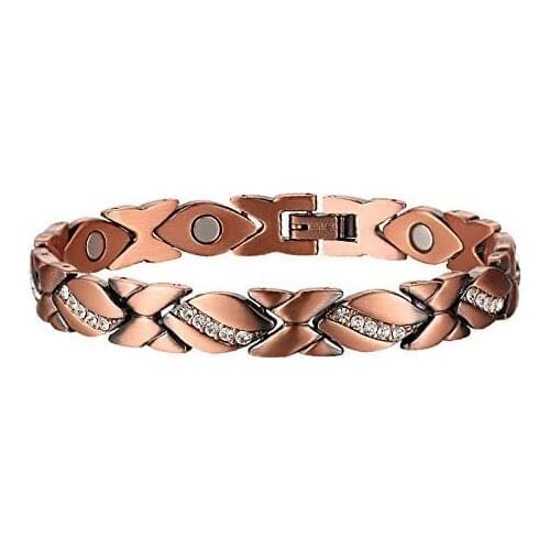 Jewellery Ladies bracelet made of copper, magnetic jewelry, 40 g
