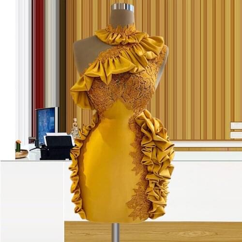 Prom Dresses Girls Short Party Gown 2021 Womens Clothing Vestido De Fiesta Abendkleider Cocktail Dress فستان سهره فخم