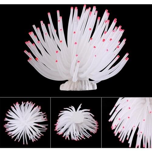 1pc Sea Urchin Bal Artificial Fish Tank Fake Coral Plants Underwater Aquatic Sea Ornaments Decorations 9.5*4.5cm