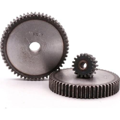 3pcs Spur Gear 12 13 14 15 16 17 18 19 20 21 22 23 24 25 Teeth 1.5 Module Metal Transmission Gear No Steps 15mm Thickness