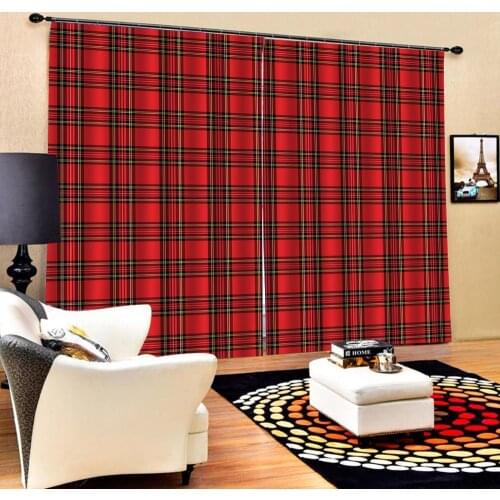 3D Window Curtains Living Room wedding bedroom Cortinas Drapes red curtains wedding curtain