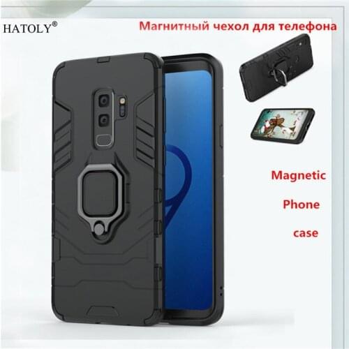 Case For Samsung Galaxy S9 Plus Magnetic Ring Phone Holder Case For Samsung S9 Plus Stand Fundas Coque For Samsung S9 Plus Cover