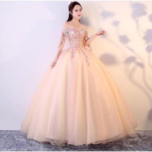 Free ship floral embroidery tassles long dress vintage medieval Renaissance princess Victorian dress/Marie ball gown