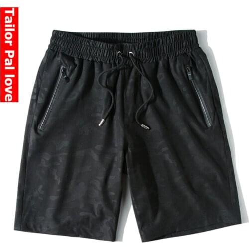 Camouflage Swimsuit Beach Shorts Zipper Pocket Quick Dry Elastic Boardshorts Men Summer Swimwear Surf Board Shorts Swim Trunks