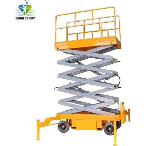 Model Hydraulic Manual Electric Mobile Scissor Lifts and Platform