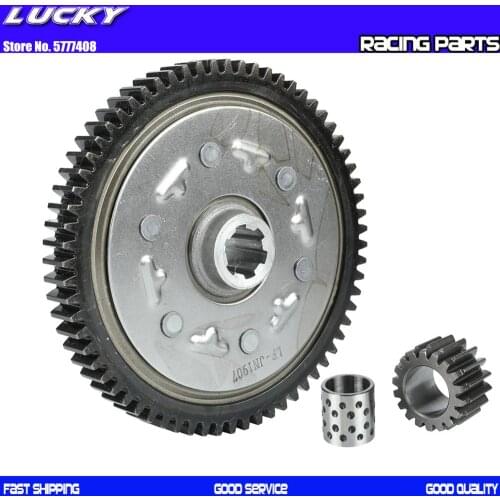 Motorcycle 67T 18T Clutch Primary Gear Assy For Lifan 125cc Manual Clutch 125 Horizontal Kick Starter Engines Dirt Pit Bike Part