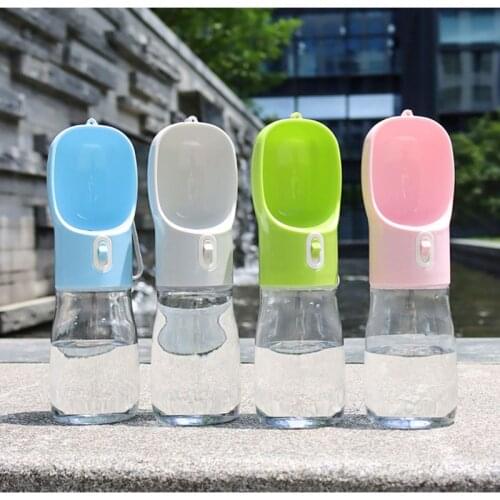 New 400ML Pet Water Bottle Portable Bottle For Small Large Dogs Travel Puppy Drinking Bowl Outdoor Water Pet Product