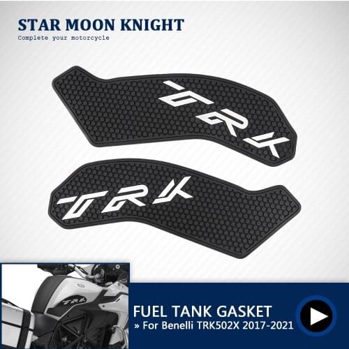 Motorcycle Tankpad anti-slip tank Pad protection stickers SIDE TANK PADS Traction Pad Fit For Benelli TRK502X TRK 502 X 2017