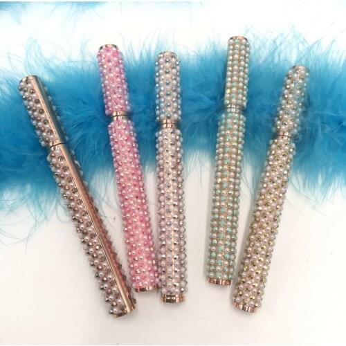 Fast Shipping New Rhinestone Clear Eyeliner Pen Waterproof Self-adhesive Eyeliner Pen for Eyelashes Makeup