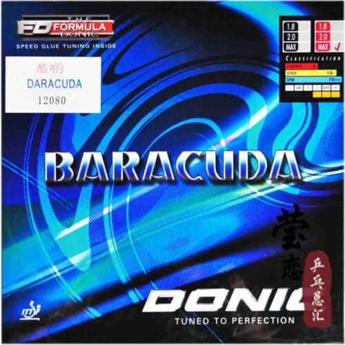 Donic 12080 BARACUDA table tennis rubber 13080 BARACUDA BIG SLAM with a cake sponge table tennis rackets racquet sports