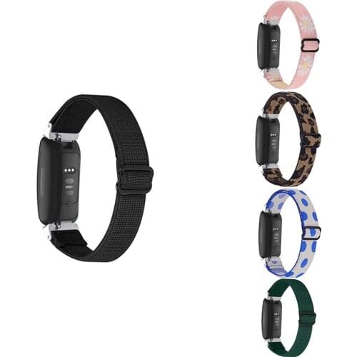 Smart Watch Bands for Fitbit Inspire 2/ Inspire HR, Elastic Adjustable Soft Strap Wristbands Replacement Bands