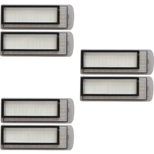 Replacement Hepa Filters for Narwal J1 YJCC001-1 Robot Vacuum Cleaner Accessories Cleaning Parts Sweeper, 6PCS