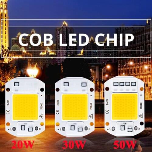 LED Chip COB Diode Matrix for Spotlight Bead LED Light Bulb Chip 20W 30W 50W 220V No Need Driver DIY Floodlight LEDs Spotlight