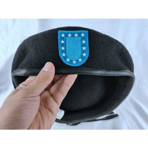 Tomwang2012. US ARMY INFANTRY REGIMENT BLACK WOOL BERET Military Hat