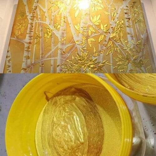 W3JD Gold Pigment Pearl Powder Acrylic Paint Dye Paint Coating Art Crafts Color