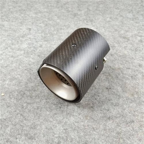 1 Pcs Muffler Tailpipe For B-MW M135i M140i M235i M240i M335i M340i M435i M440i F20 F22 F90 IN 60/63MM OUT 105/79MM Exhaust pipe