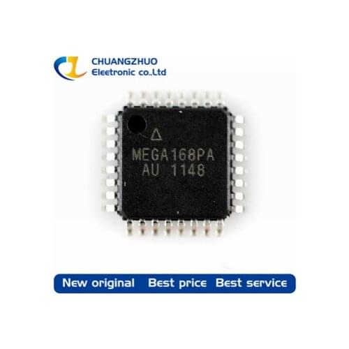 10Pcs ATMEGA168PA-AU ATMEGA168PA MEGA168PA QFP32