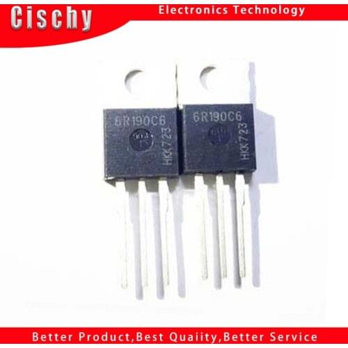 10pcs IPP60R190C6 6R190C6 TO-220 600V 18A new original