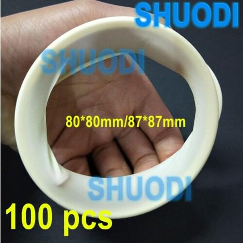 100 Pcs Dental Rubber Sterile Mouth Opener Oral Cheek Expander Retractor Rubber Dam Retractor Disposable Oral Hygiene