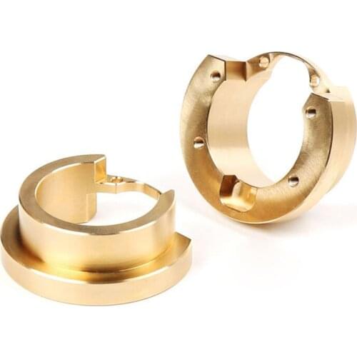2Pcs Brass Counterweight Balance Weight For 1/10 Rc Crawler Traxxas Trx-4 Trx4 82046-4