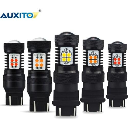 2Pcs T20 W21W 7443 W21/5W LED Bulb 7440 BA15S P21W 1156 LED Turn Signal T25 3156 3157 P27/7W Reverse Brake Lights DRL Auto Lamp