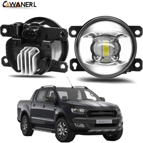 30W 8000LM Fog Light Assembly For Ford Ranger 2005-2015 Car Right + Left LED Lens Fog Lamp Daytime Running Light H11 12V