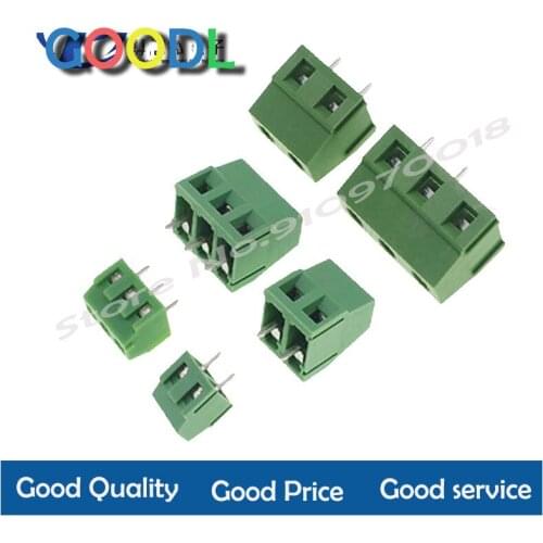 5PCS KF128 3.81/5.0/5.08 MM terminal block green spliceable screw terminal