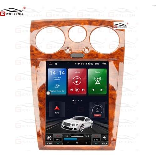 Android Tesla Car GPS Navigation Radio Video DVD Player for Bentley Flying Spur Continental Speeding Supersport 2005-2012
