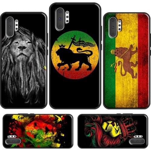 Rasta Lion Reggae Bob Marleys Case For Samsung Galaxy S10 S8 S9 S20 S21 Plus Note 20 Ultra 10 9 S10e S20 FE Phone Cover