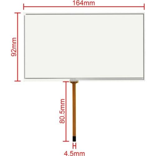 7" Touch Screen Digitizer for Nissan Frontier Navigation Radio Made by Panasonic