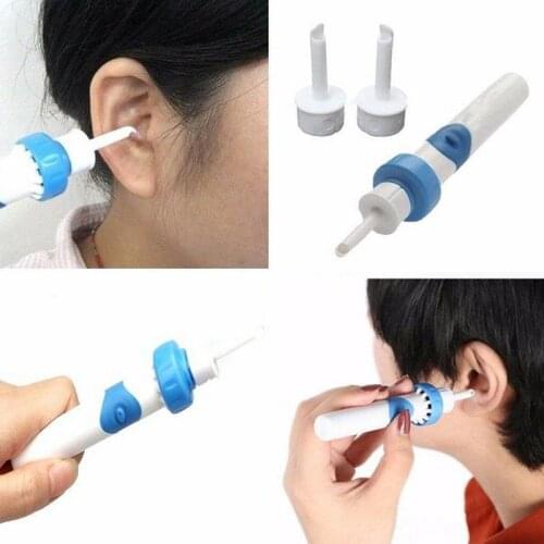 1 Set Electric Smart Earpick Ear Cleaner Suck Out Earwax Removal Soft Massage Cleaner Prevent Clean Tools Ear Care Kit Dropship
