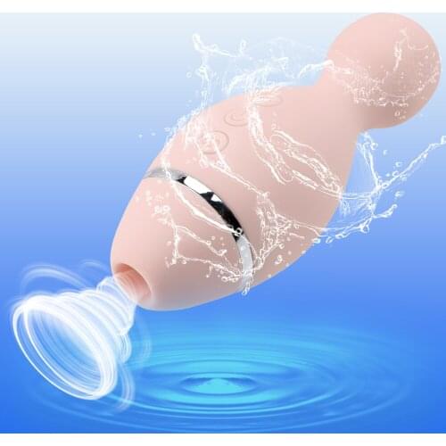 Dildo Sucking Vibrator Vibrating Sucker Nipples G-Spot Massage Sex Toys For Woman Oral Sex Suction 6 Suction Modes