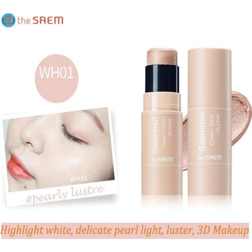 The SAEM Face Highlighter Stick Makeup Highlighter Face Concealer Contouring Highlighters Pen Cosmetic 3D Makeup Korea Cosmetics