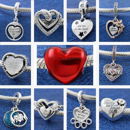 2021 Mothers Day 925 Sterling Silver Beads Family Tree Dangle Charm fit Original Pandora Bracelet Jewelry Gift for Mom Mother