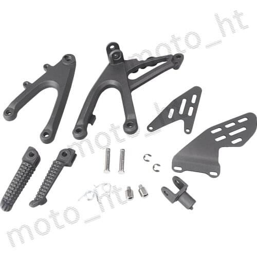 Motorcycle Rider Front Foot Pegs Footrests Kit For Yamaha YZF R1 2007 2008