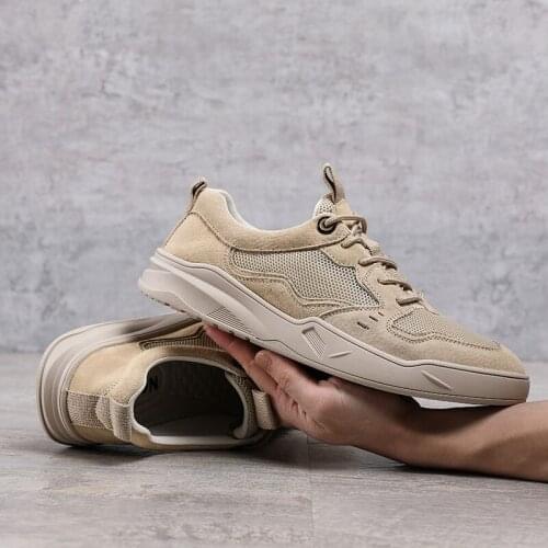 Mens Tennis Shoes Mens Breathable Shoes Causal For Men Running Air Mesh Leisure Sneakers Casual Leather 2020 Sport