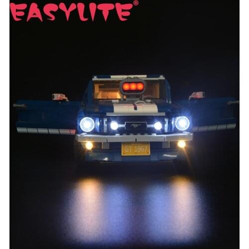 LED Light Set For 10265 Mustang Compatible With 21047 DIY Toys Blocks Bricks Only Lighting Kit Not Include Model