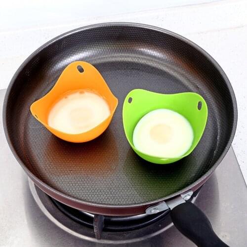 2021 New Qualified Silicone Egg Poacher Cook Poach Pods Poached Baking Cup Kitchen Cookware