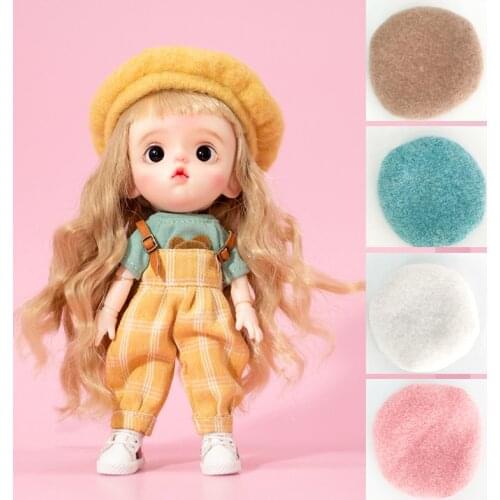 OB11 Baby Dress Solid Beret Cap GSC Molly Baby Dress 1/8 1/12 BJD P9 doll hat doll accessories