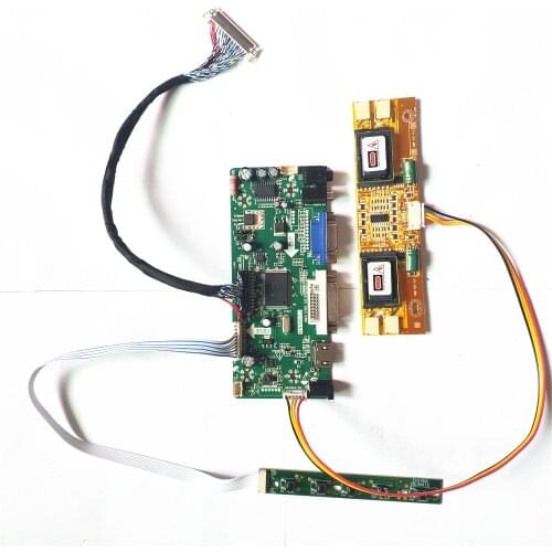 For CLAA215FA01/A V2 HDMI-Compatible+VGA+DVI LCD LVDS 30Pin CCFL 1920*1080 21.5 M.NT68676 screen controller board