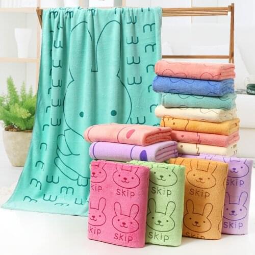 70*140Beach Towel Ultra-fine Fiber Bath Towel Cartoon Absorbent Printing Large Bath Towel Strandlaken