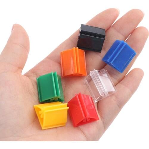 50PCS Black Game Card Stands Board Game Pieces Plastic CardS Base Stand for Paper Card Children Cards Stand Game Accessories