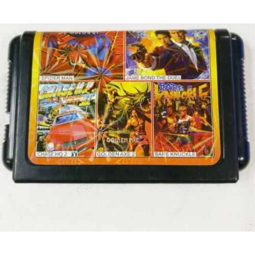 Sega MD 43 game card 16 bit Sega MD game Cartridge Megadrive Genesis system 43 games Free shipping