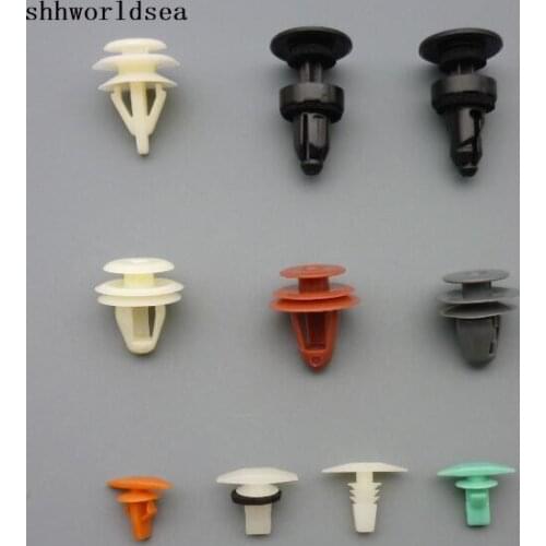 Shhworldsea 100PCS trim panel retainer front rear door trim clip weatherstrip retainer for toyota for honda