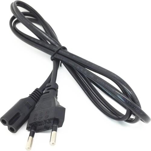 US /EU Plug 2-Prong AC Power Cord Cable Lead FOR Panasonic Adapter PV-DAC11 DAC13 PC-DAC14 DMW- AC8 AC9 AC10