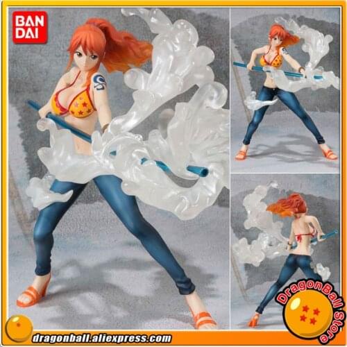 Japan Anime "ONE PIECE" 100% Original BANDAI Tamashii Nations Figuarts Zero Figure - Nami -Ver. Milky Ball